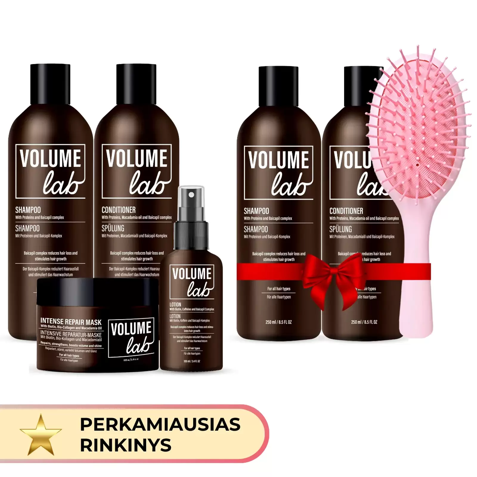 PAVASARIO PASIŪLYMAS! Ypatingai intensyvus ir koncentruotas rinkinys plaukams + DOVANA: papildomas rinkinys + šukos! PAVASARIO PASIŪLYMAS! Ypatingai intensyvus ir koncentruotas rinkinys plaukams + DOVANA: papildomas rinkinys + šukos!